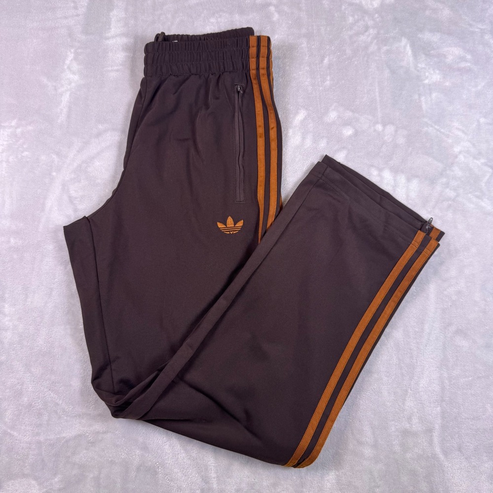 Adidas Originals Firebird Track Pants Mens S Aurora Coffee/Dusty Bronze Trefoil